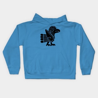 Rooster Tribal Symbol Kids Hoodie